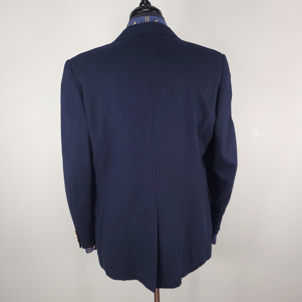 Shefford Anderson-Little Blazer Mens 42 Wool Gold Button Sport Coat Jacket - Picture 3 of 16
